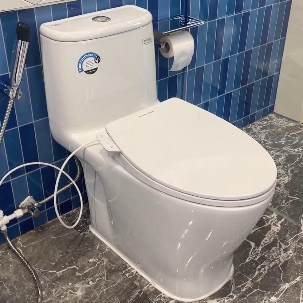 Bồn cầu 1 khối American Standard VF-1862SW (VF1862SW) nắp rửa cơ M4A839 VF-1862SW - 3