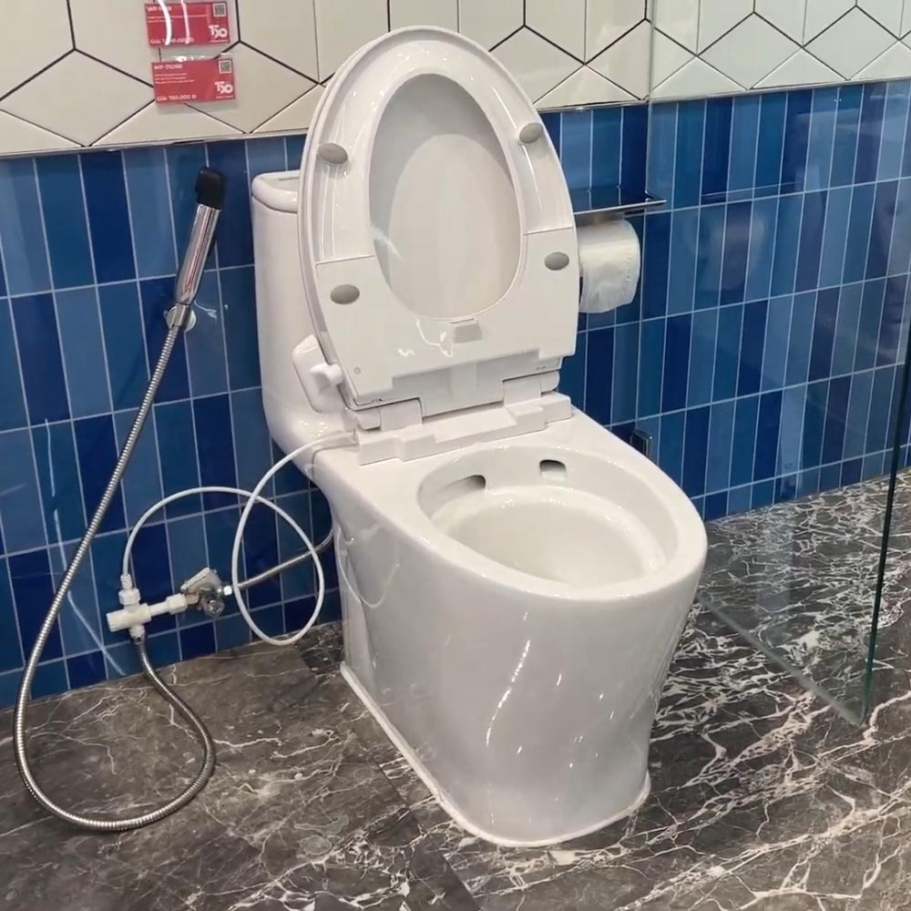 Bồn cầu 1 khối American Standard VF-1862SW (VF1862SW) nắp rửa cơ M4A839 VF-1862SW - 5