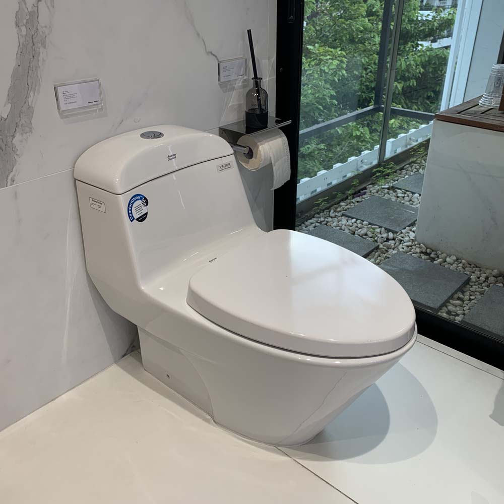 Bồn cầu 1 khối American Standard VF-2011 (VF2011) nắp êm dòng Active VF-2011 - 2