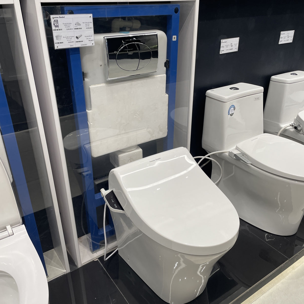 Bồn cầu đặt sàn American Standard VF-2141P (VF2141P) nắp êm VF-2141P - 3