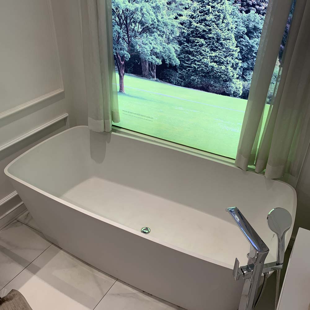 Bồn tắm đặt sàn đá Zenistone 1.8m American Standard BTAS9831 - 5