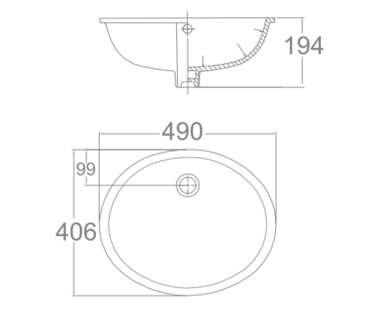 Chậu lavabo âm bàn American Standard VF-0496 (VF0496) VF-0496 - 2