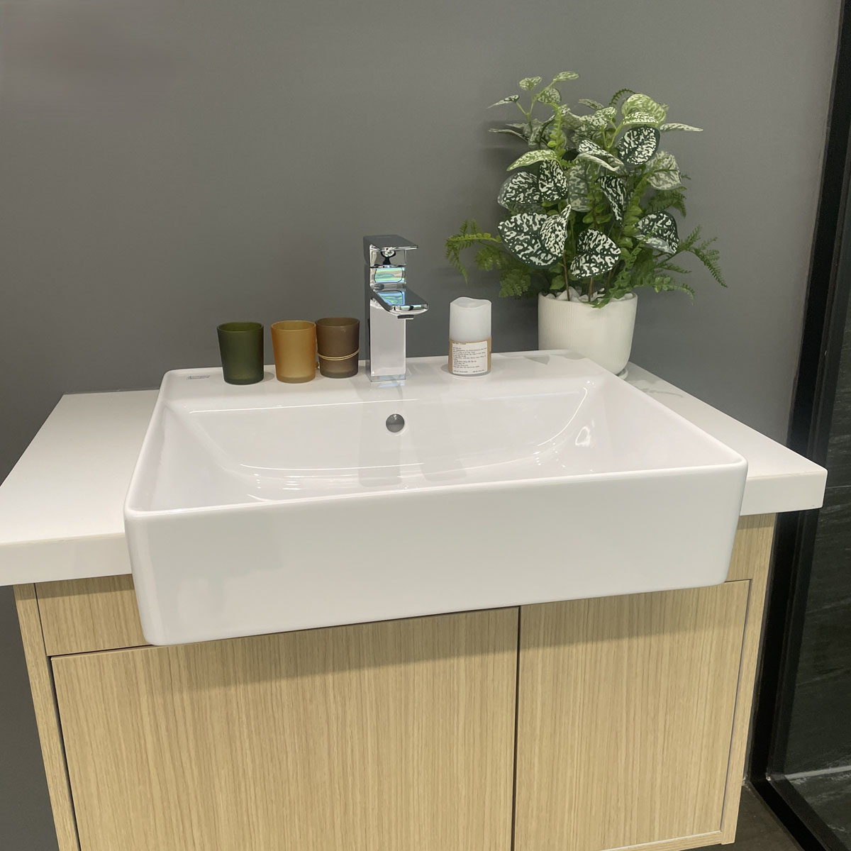 Chậu rửa mặt lavabo bán âm American Standard WP-F419 (WPF419) WP-F419 - 6