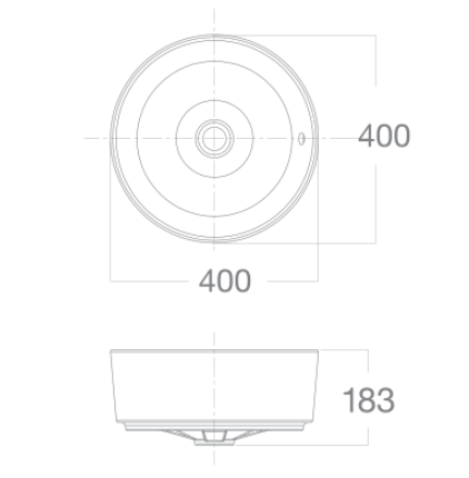 Chậu lavabo đặt bàn American Standard 0509-WT (0509WT) 0509-WT - 2
