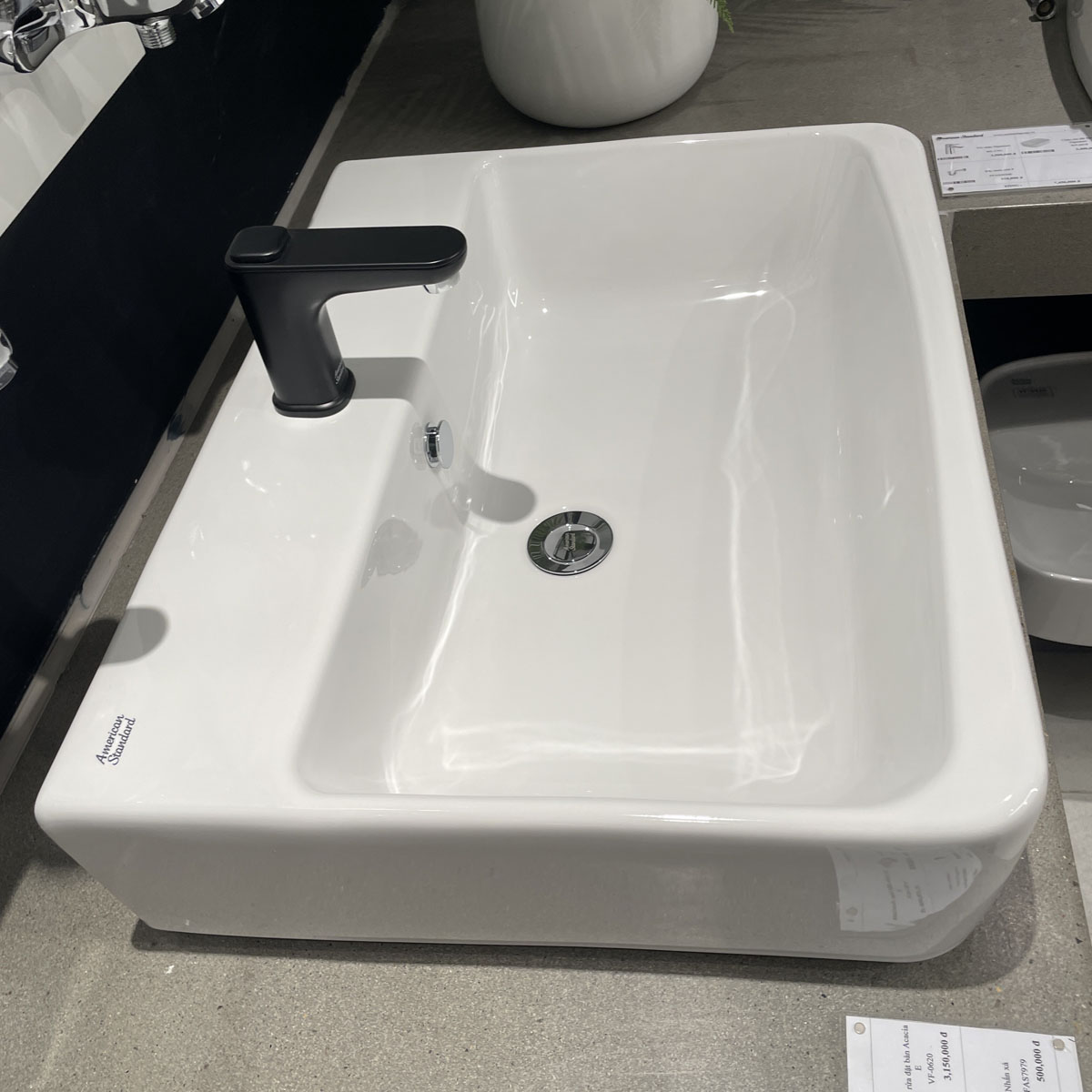 Chậu lavabo đặt bàn American Standard VF-0620 (VF0620) VF-0620 - 3