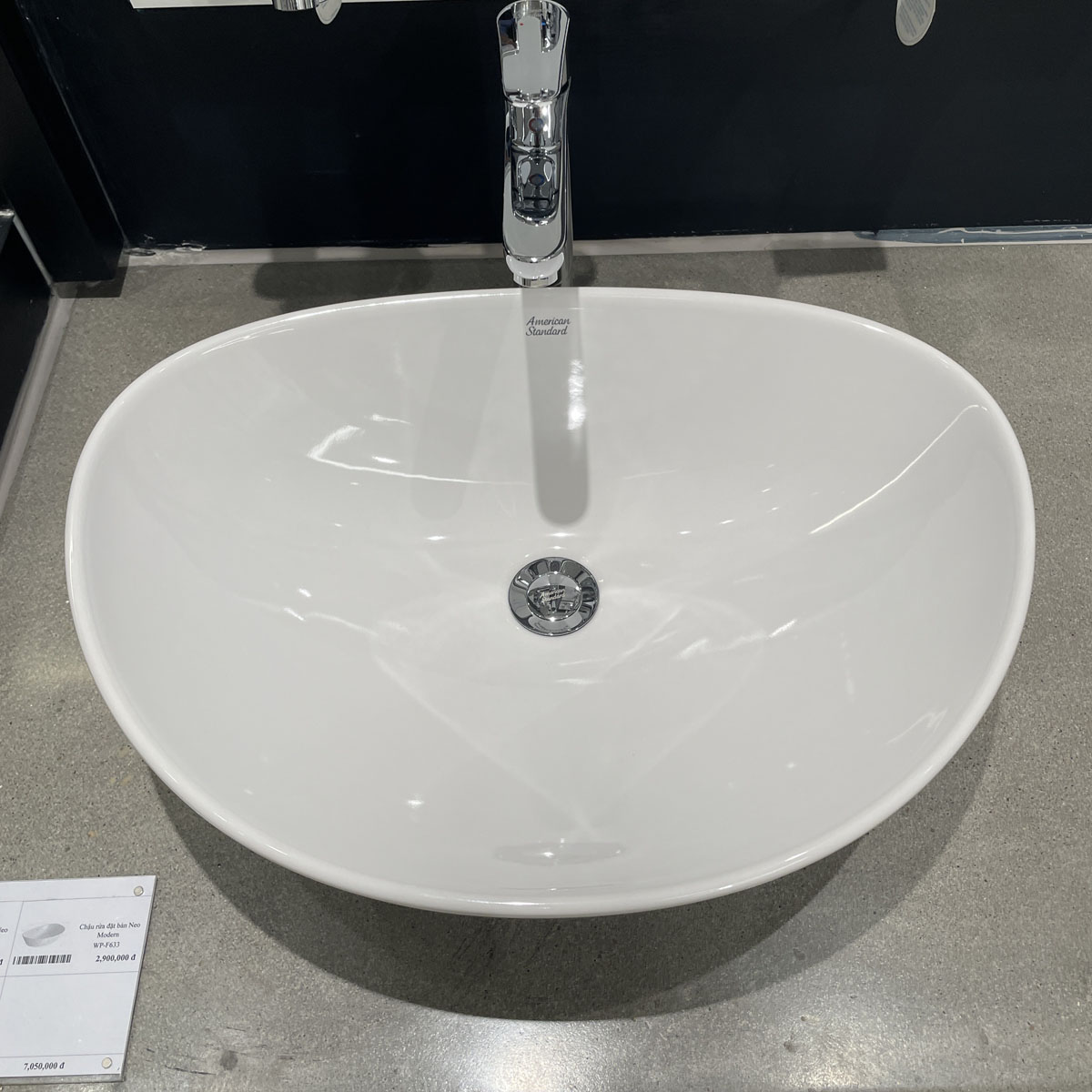 Chậu lavabo đặt bàn American Standard WP-F633 (WPF633) WP-F633 - 4