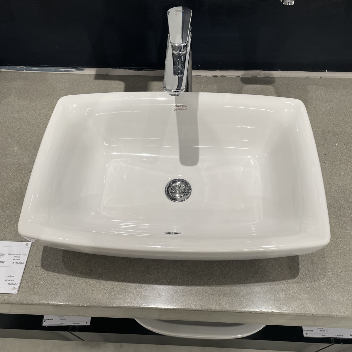 Chậu lavabo đặt bàn American Standard WP-F650 (WPF650) WP-F650 - 3