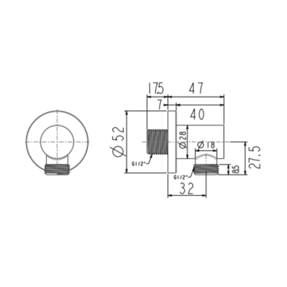 Co nối tròn EasySET American Standard FFAS9140 FFAS9140 - 2