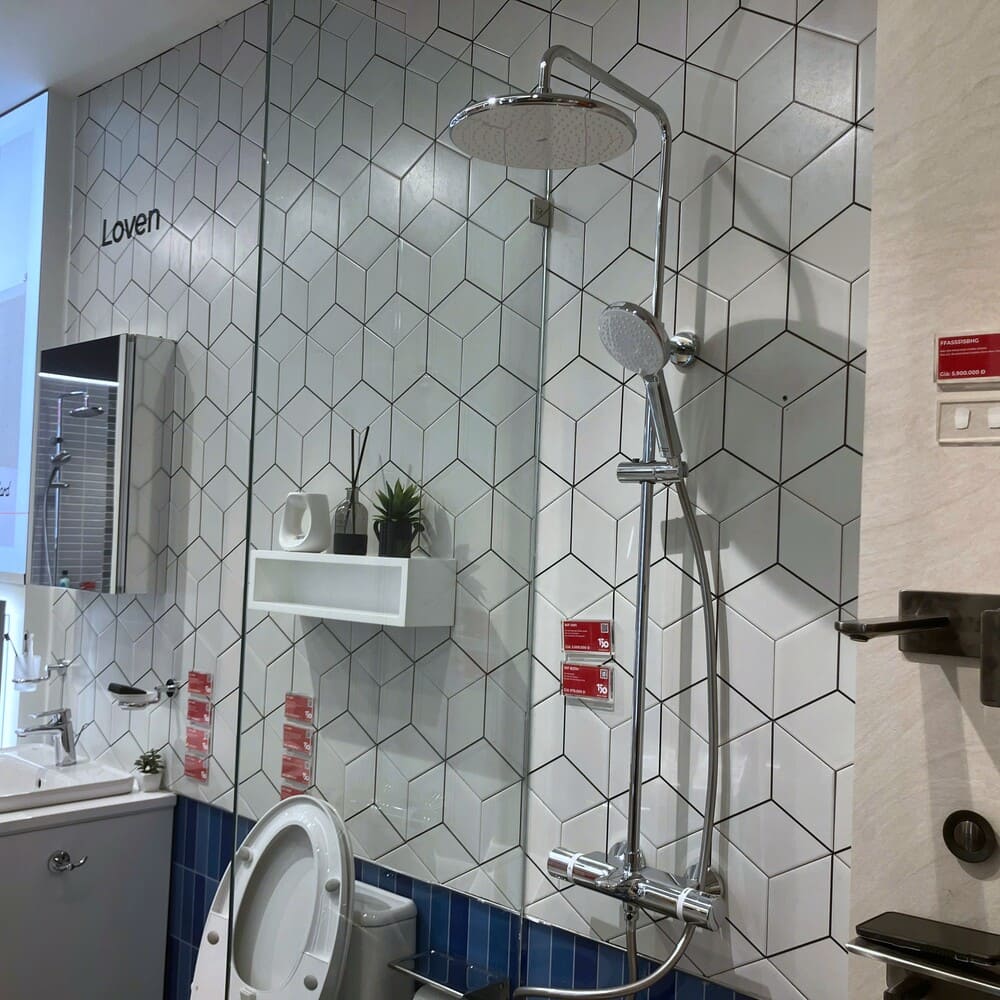 Bộ sen tắm cây đứng cảm biến nhiệt độ Loven American Standard WF-1M13 (WF1M13) WF-1M13 - 2