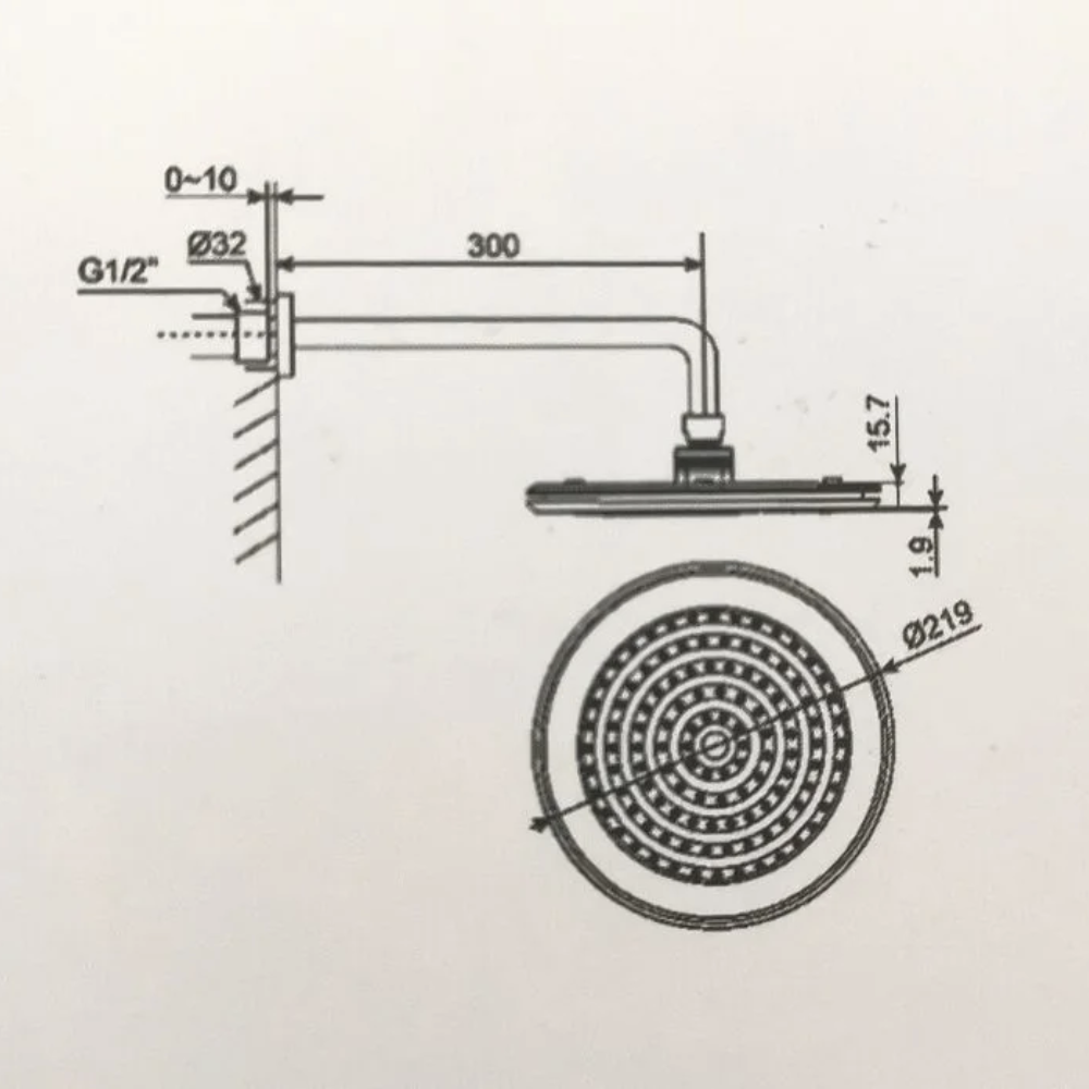 Bát sen âm tường American Standard WF-9055 (WF9055) WF-9055 - 2