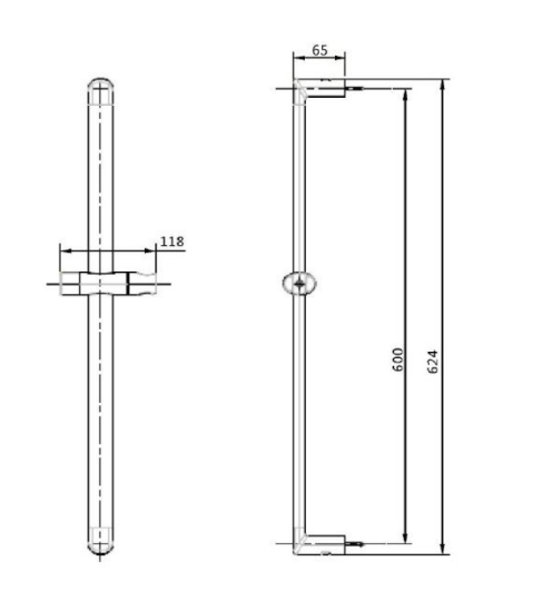 Thanh trượt sen tắm EasySET American Standard FFAS9099 FFAS9099 - 2