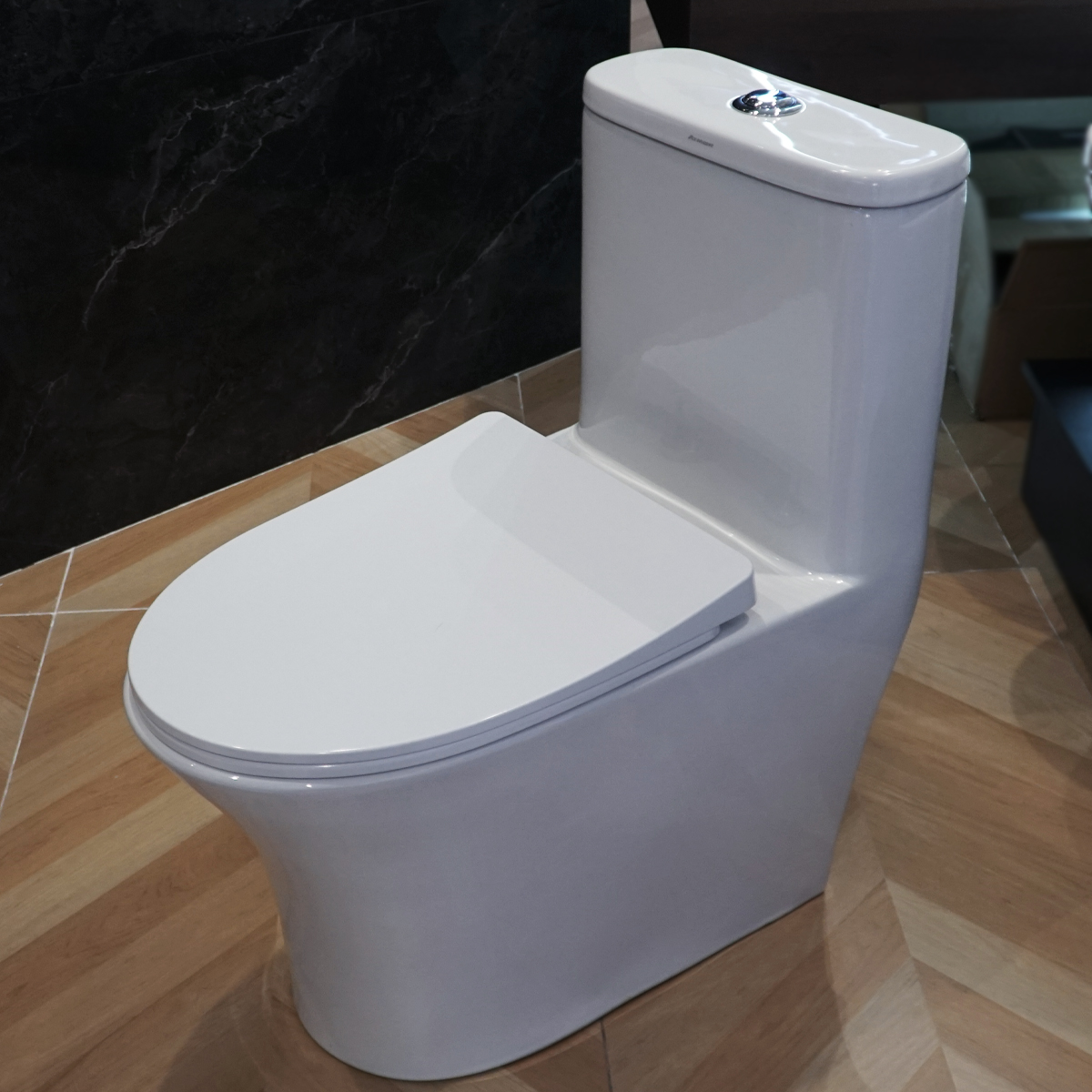 Bồn cầu 1 khối ATMOR AT1692 nắp êm xả nhấn AT1692 - 3