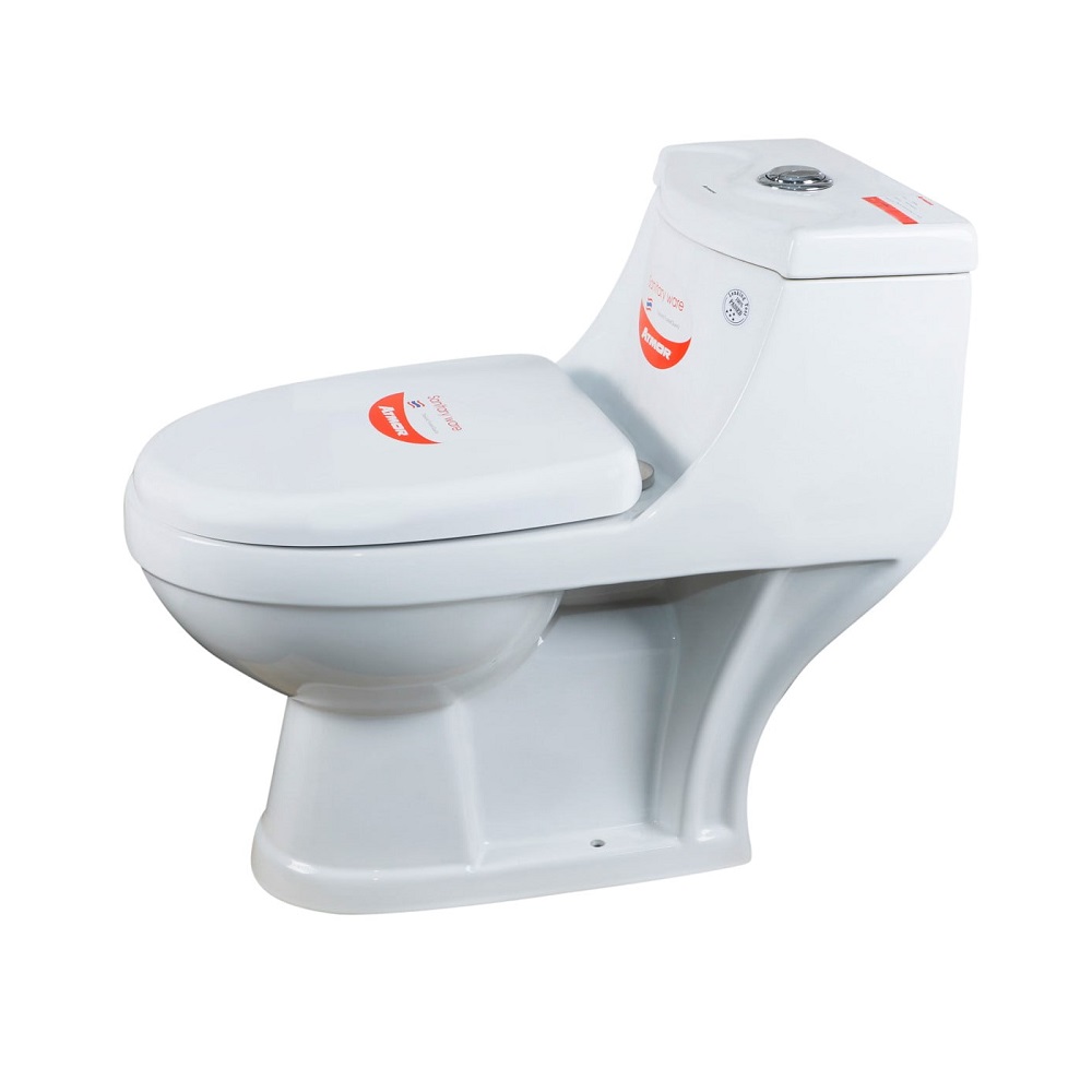 Bồn cầu 1 khối ATMOR AT2156 nắp êm xả nhấn AT2156 - 3