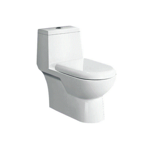 Bồn cầu 1 khối ATMOR AT518 nắp êm xả nhấn AT518