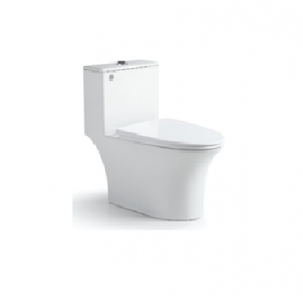 Bồn cầu 1 khối ATMOR AT8866 nắp êm xả nhấn tiết kiệm nước AT8866