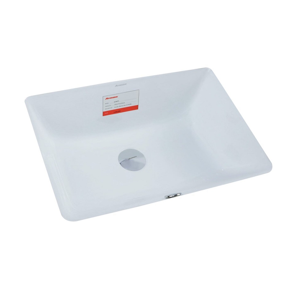 Chậu rửa mặt lavabo âm bàn ATMOR AT4071-lavabo (AT4071LAVABO) AT4071-LAVABO - 5