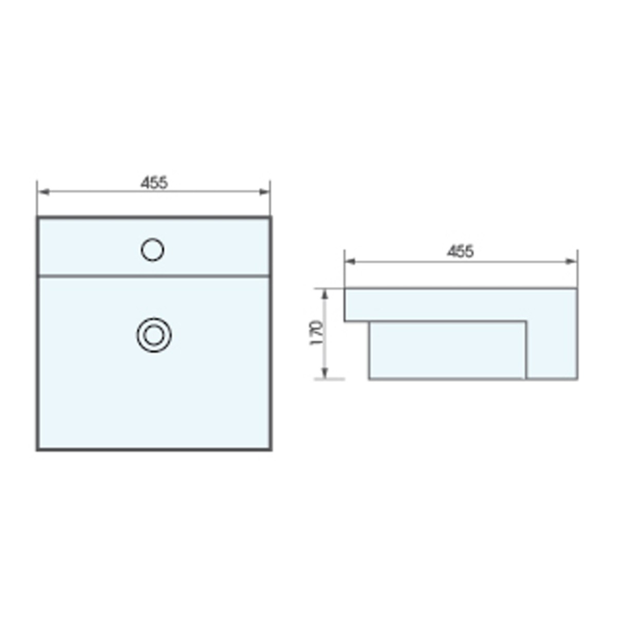 Lavabo bán âm bàn ATMOR AT726 AT726 - 2