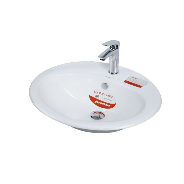 Chậu lavabo dương vành ATMOR AT-T808 (ATT808) AT-T808