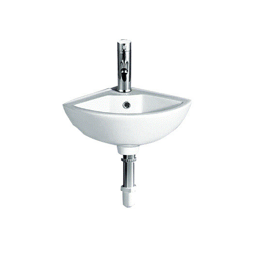 Chậu rửa lavabo treo tường ATMOR AT01 đặt góc AT01