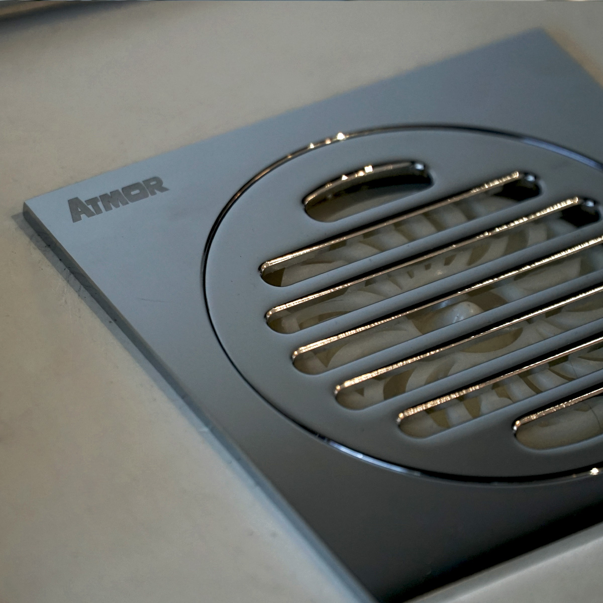 Phễu thoát sàn đồng mạ chrome 10x10cm ATMOR AH012 AH012 - 5