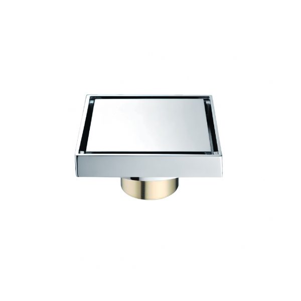Phễu thoát sàn đồng mạ chrome 10x10cm ATMOR AH051 AH051