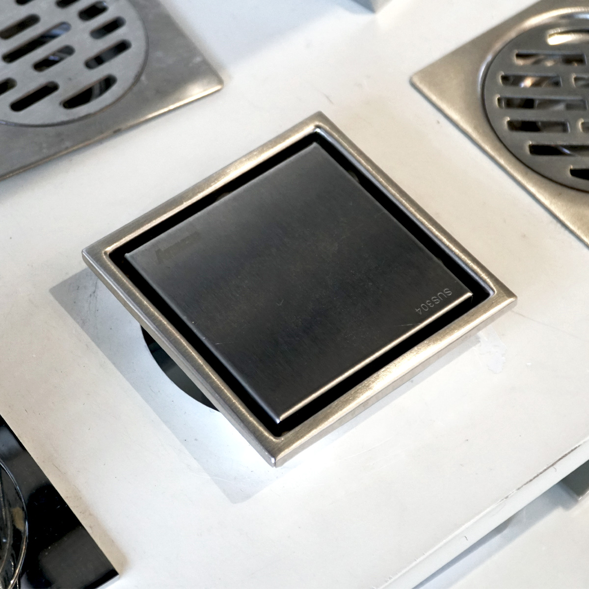 Phễu thoát sàn 10x10cm Ø90 ATMOR AH087-1 (AH0871) AH087-1 - 3