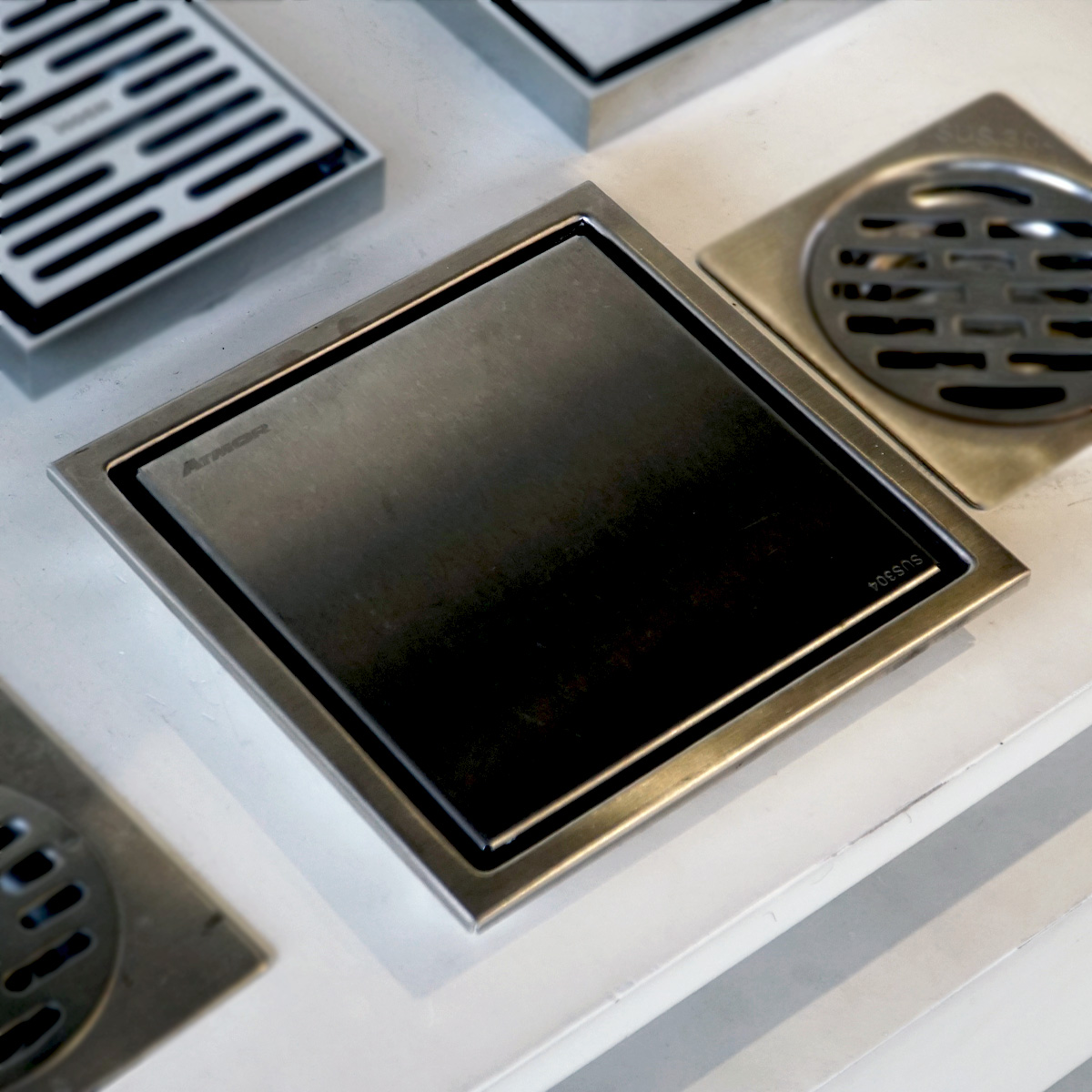 Phễu thoát sàn 15x15cm Ø90 ATMOR AH087 AH087 - 3