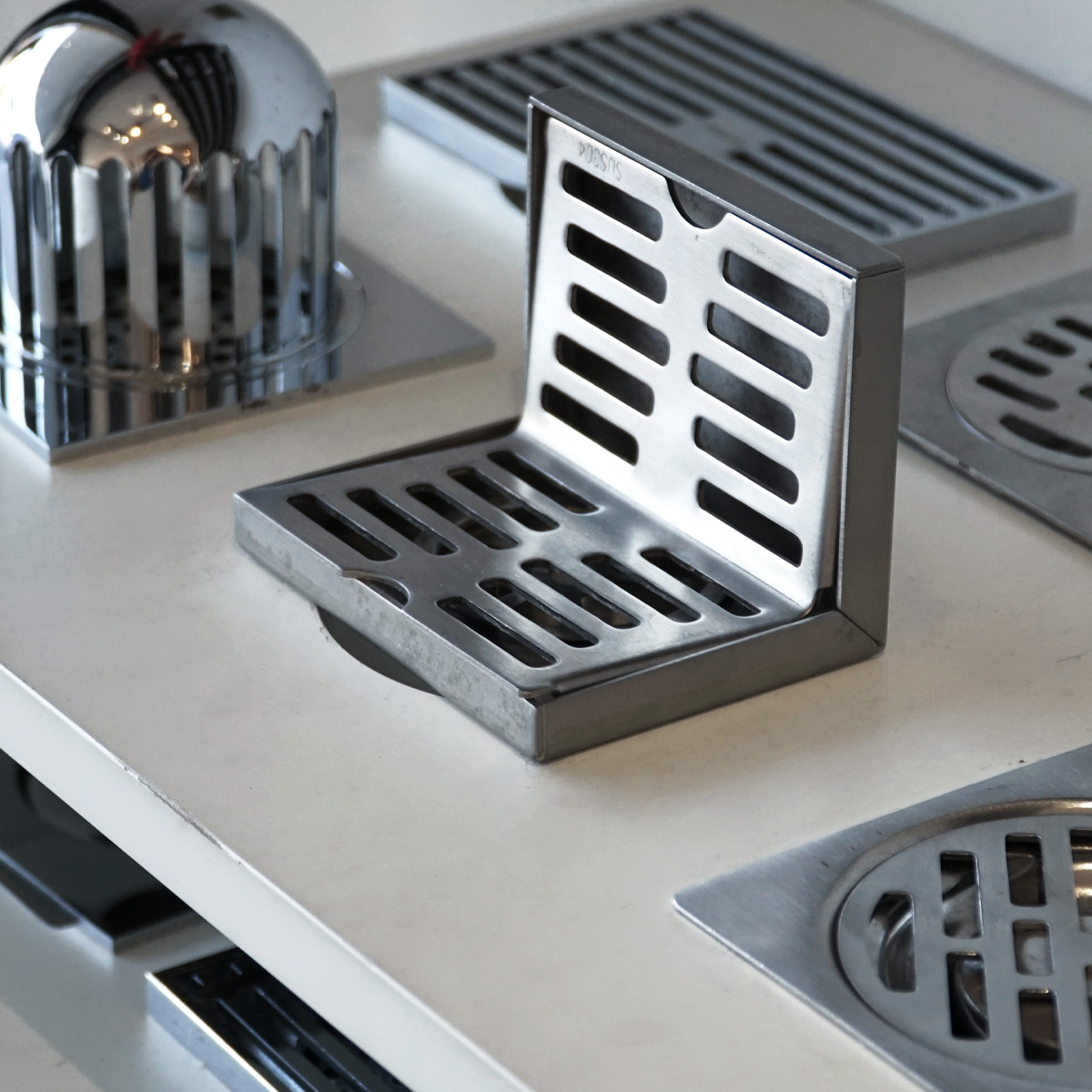 Phễu thoát sàn dạng góc xả ngang Ø60 ATMOR AH127-1 (AH1271) AH127-1 - 3