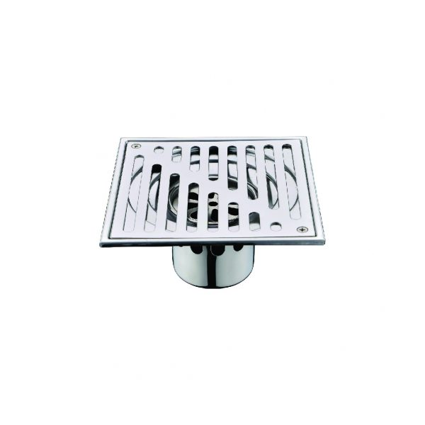 Phễu thoát sàn 15x15cm inox 304 Ø90 ATMOR HA01 HA01