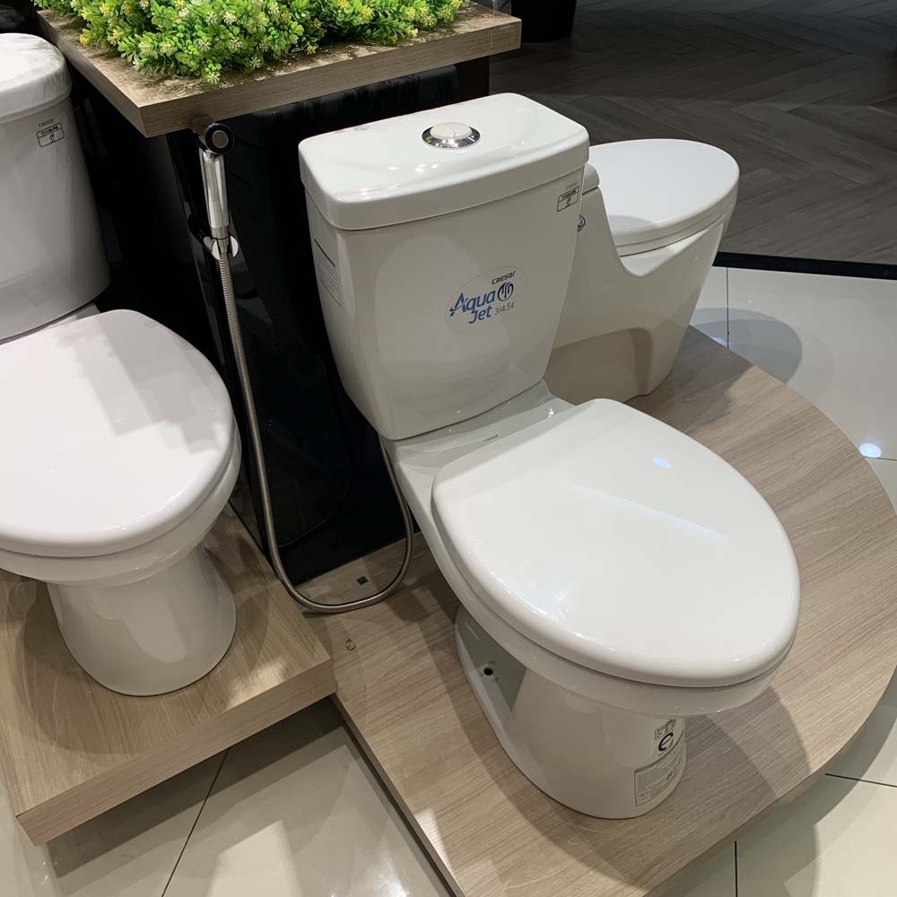 Bồn cầu 2 khối Caesar CDS1325 nắp êm CDS1325 - 3