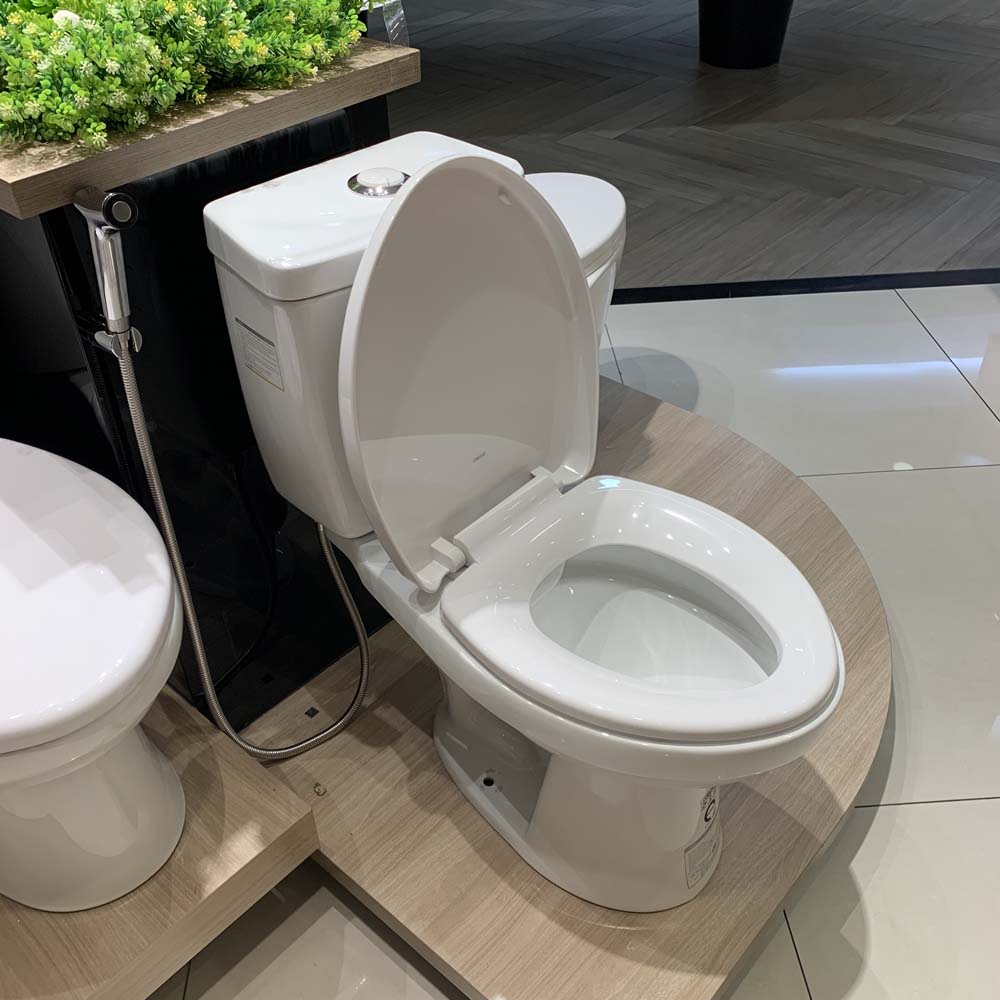 Bồn cầu 2 khối Caesar CDS1325 nắp êm CDS1325 - 6