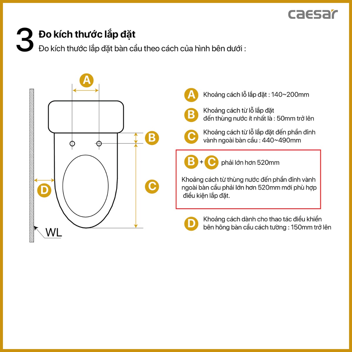 Bồn cầu 1 khối CAESAR C1391 kèm nắp TAF400H - 16