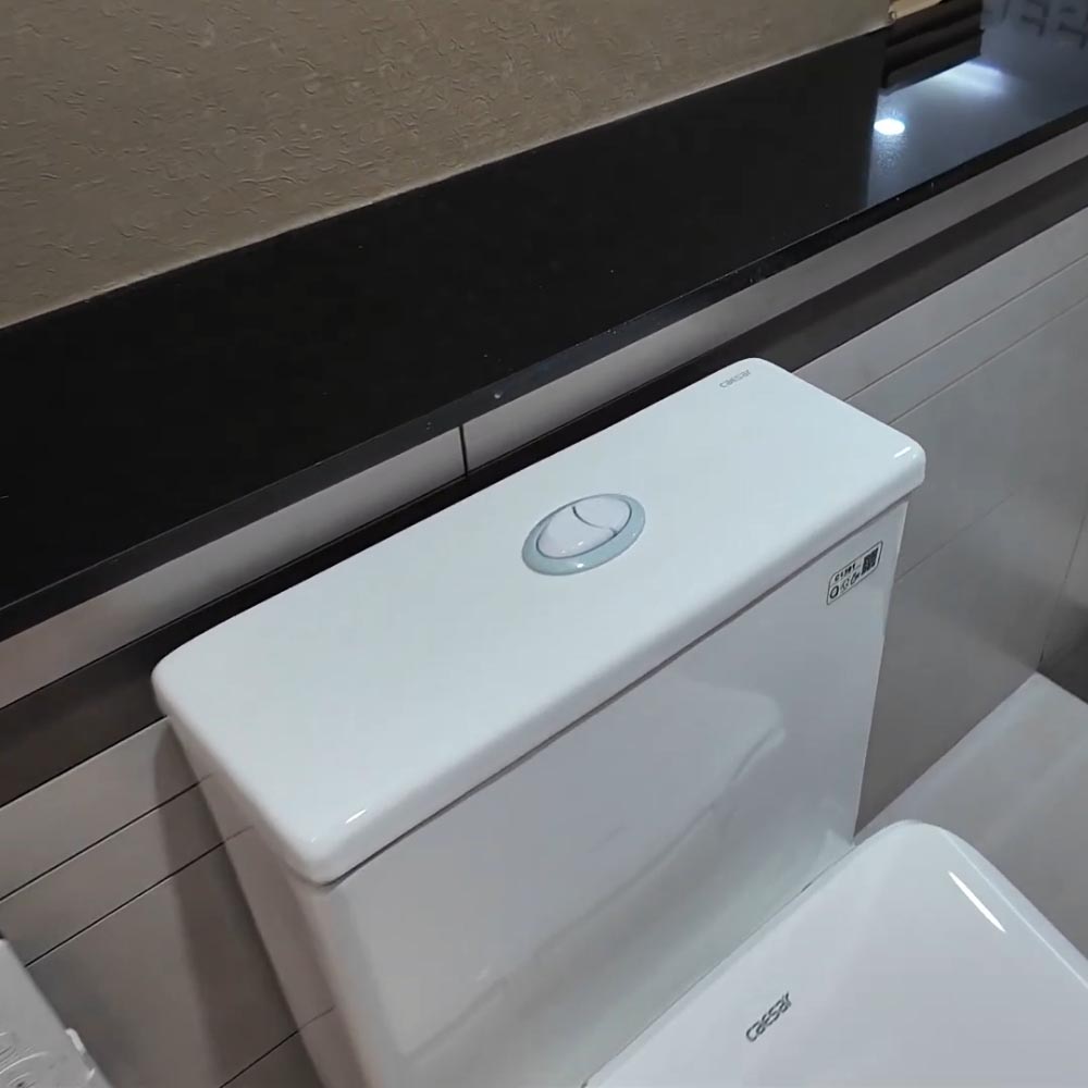 Bồn cầu 1 khối nắp điện tử Caesar C1391F+TAF710H C1391F+TAF710H - 6