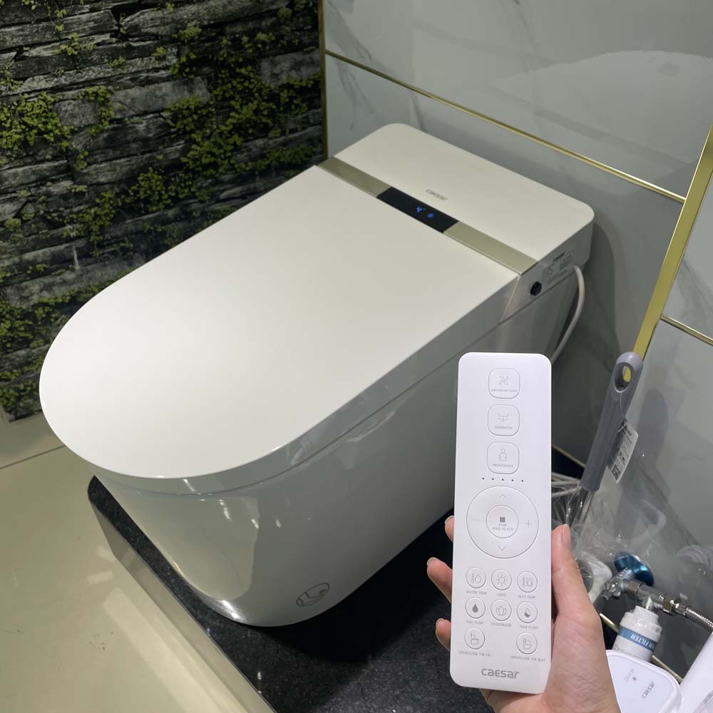 Bồn cầu điện tử thông minh Caesar CA1389H CA1389H - 2