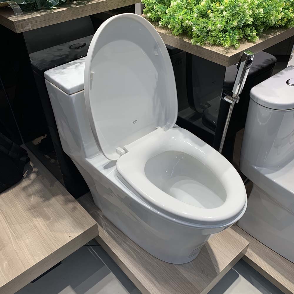 Bồn cầu 1 khối Caesar C1356 (CD1356) nắp đóng êm C1356 - 4