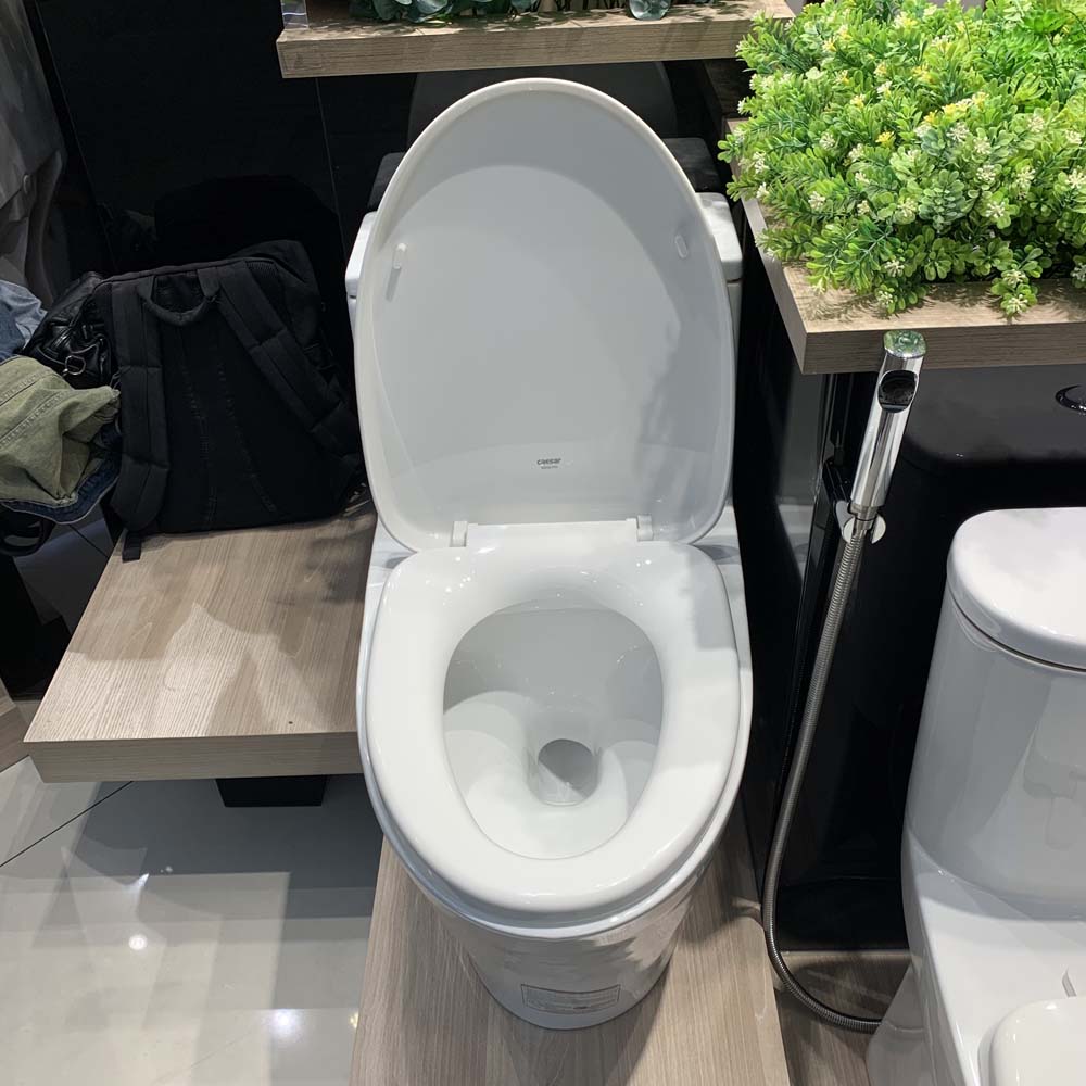 Bồn cầu 1 khối Caesar C1356 (CD1356) nắp đóng êm C1356 - 3