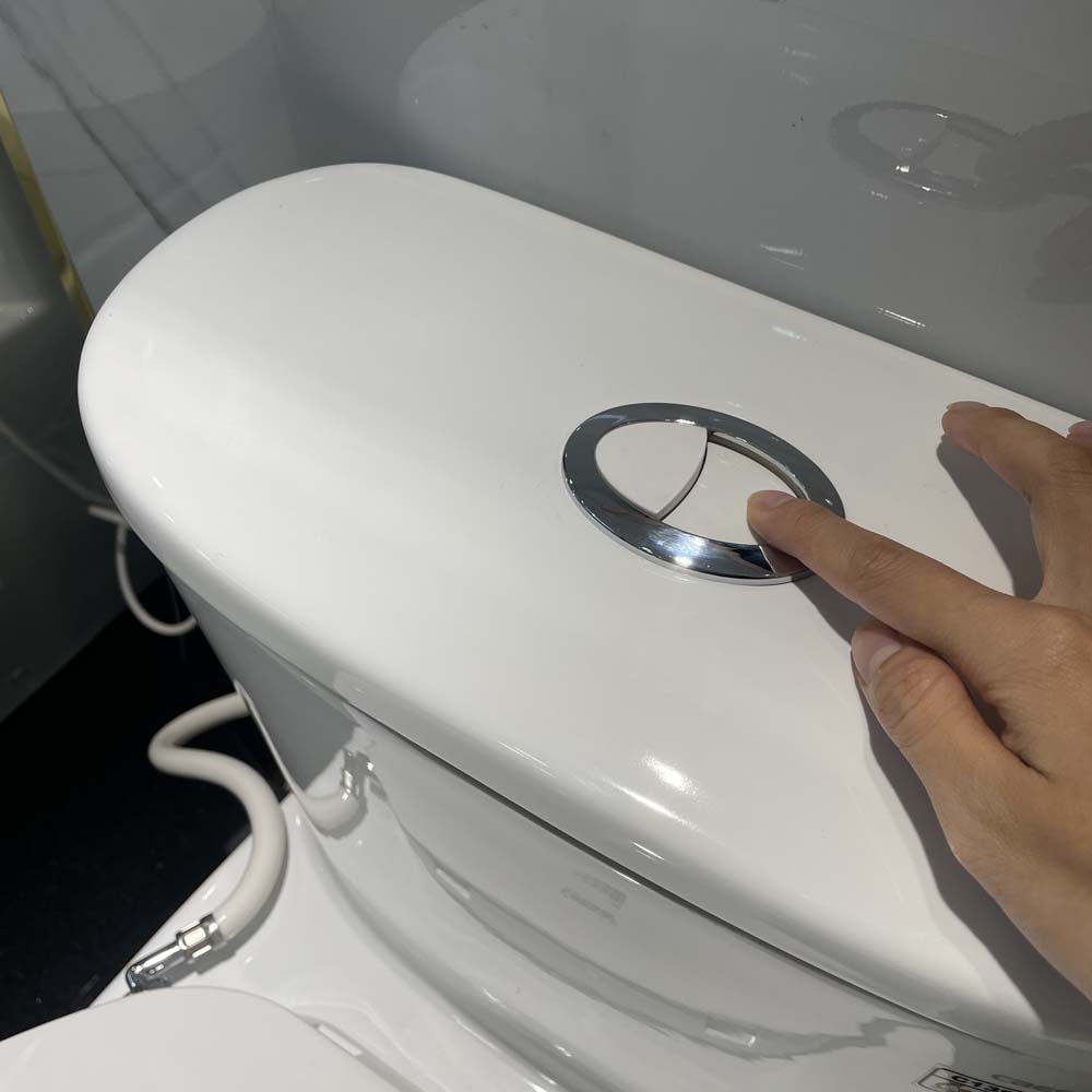 Bồn cầu 1 khối nắp rửa cơ Caesar C1395F + TAF060 (CD1395+TAF060) CD1395+TAF060 - 5