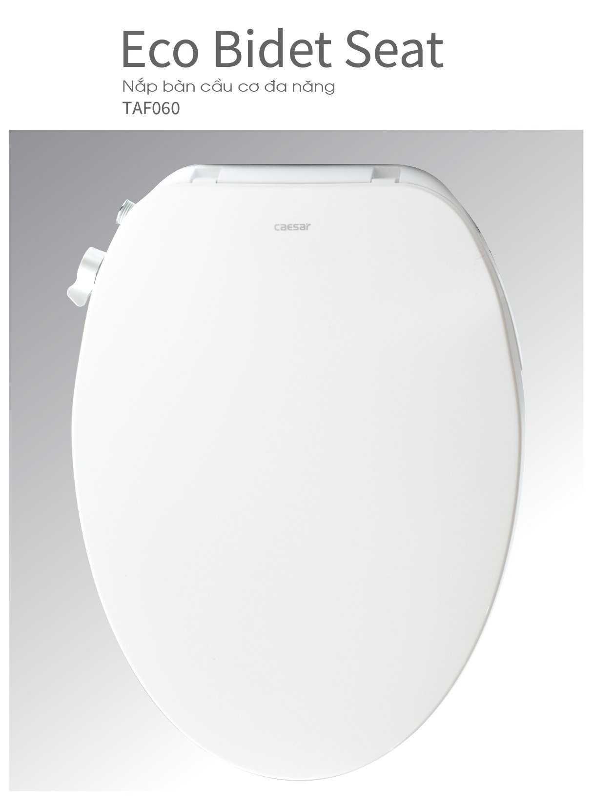 Bồn cầu 1 khối CAESAR CD1375 kèm nắp TAF060 - 13