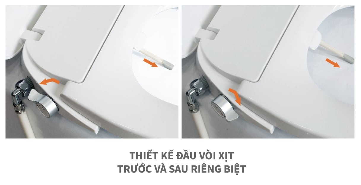 Bồn cầu 1 khối CAESAR CD1375 kèm nắp TAF060 - 14