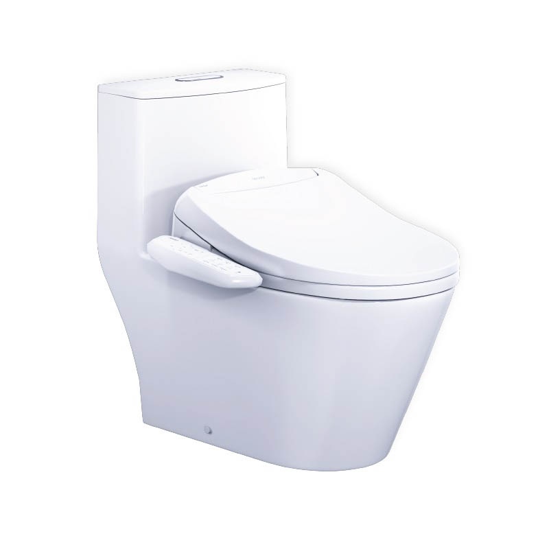 Bồn cầu 1 khối nắp điện tử Caesar C1363F + TAF400H (CD1363+TAF400H) CD1363+TAF400H