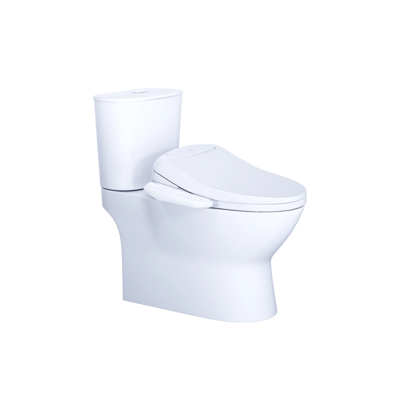 Bồn cầu 2 khối nắp điện tử Caesar CD1320 + TAF400H CD1320+TAF400H