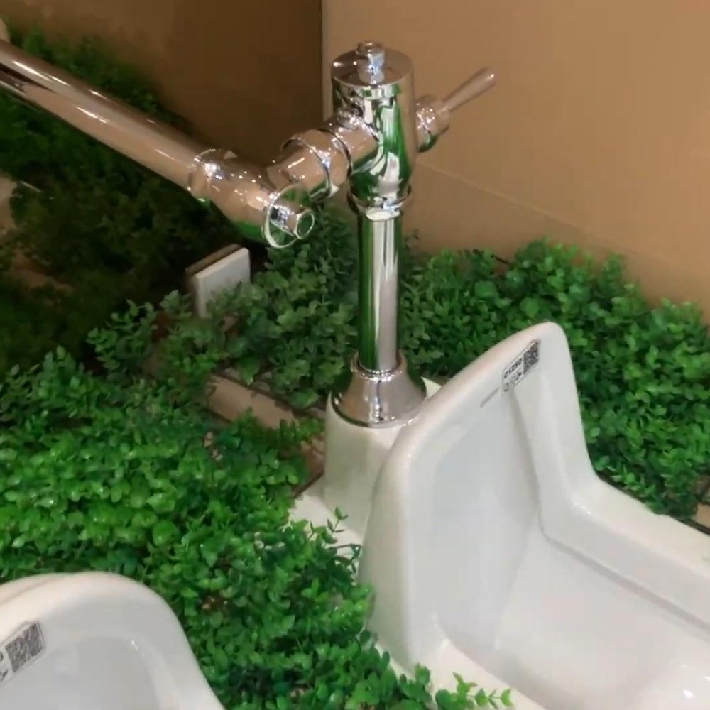 Bồn cầu xổm kèm van xả tay gạt Caesar C1250+BF523A C1250+BF523A - 5