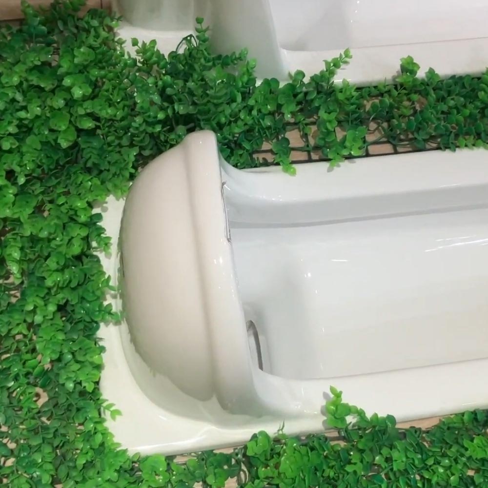 Bồn cầu xí xổm Caesar C1280 C1280 - 5