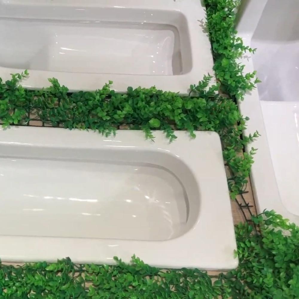 Bồn cầu xí xổm Caesar C1280 C1280 - 6