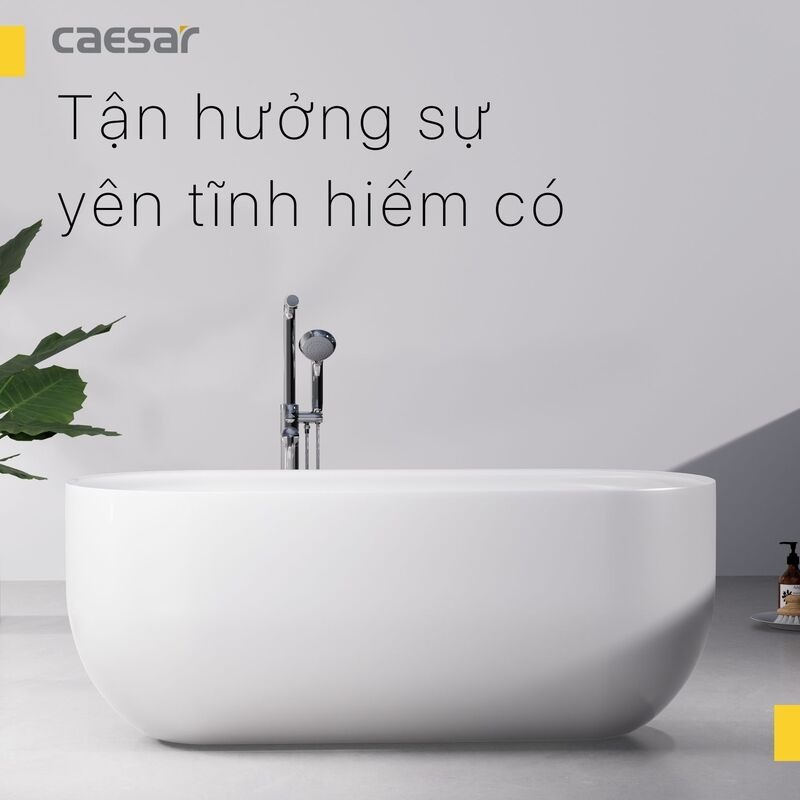 Bồn tắm đặt sàn 1m5 Caesar AT0750 - 6