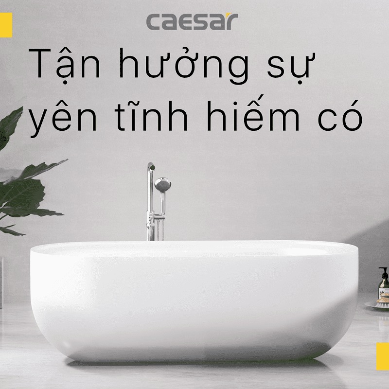 Bồn tắm đặt sàn 1m7 Caesar AT0770 - 5