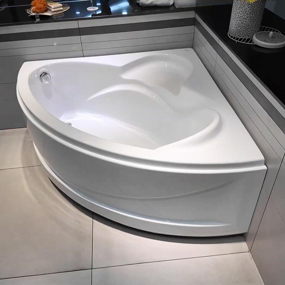 Bồn tắm chân yếm 1m2 đặt góc Caesar AT5120 - 5