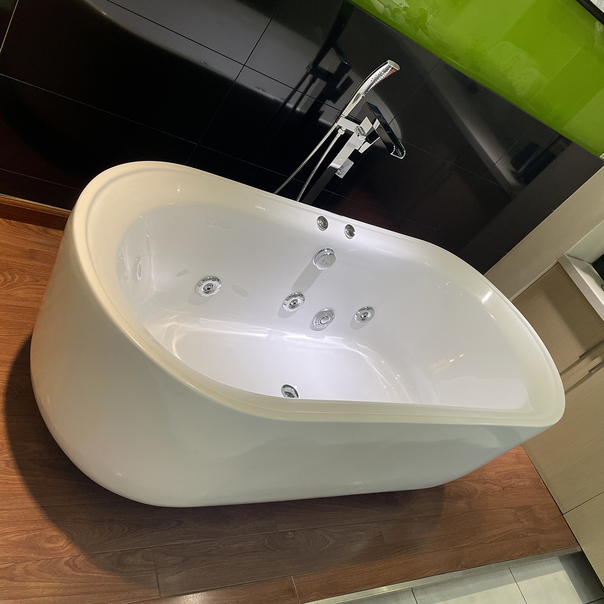 Bồn tắm đặt sàn 1m7 massage Caesar MT0770 - 4