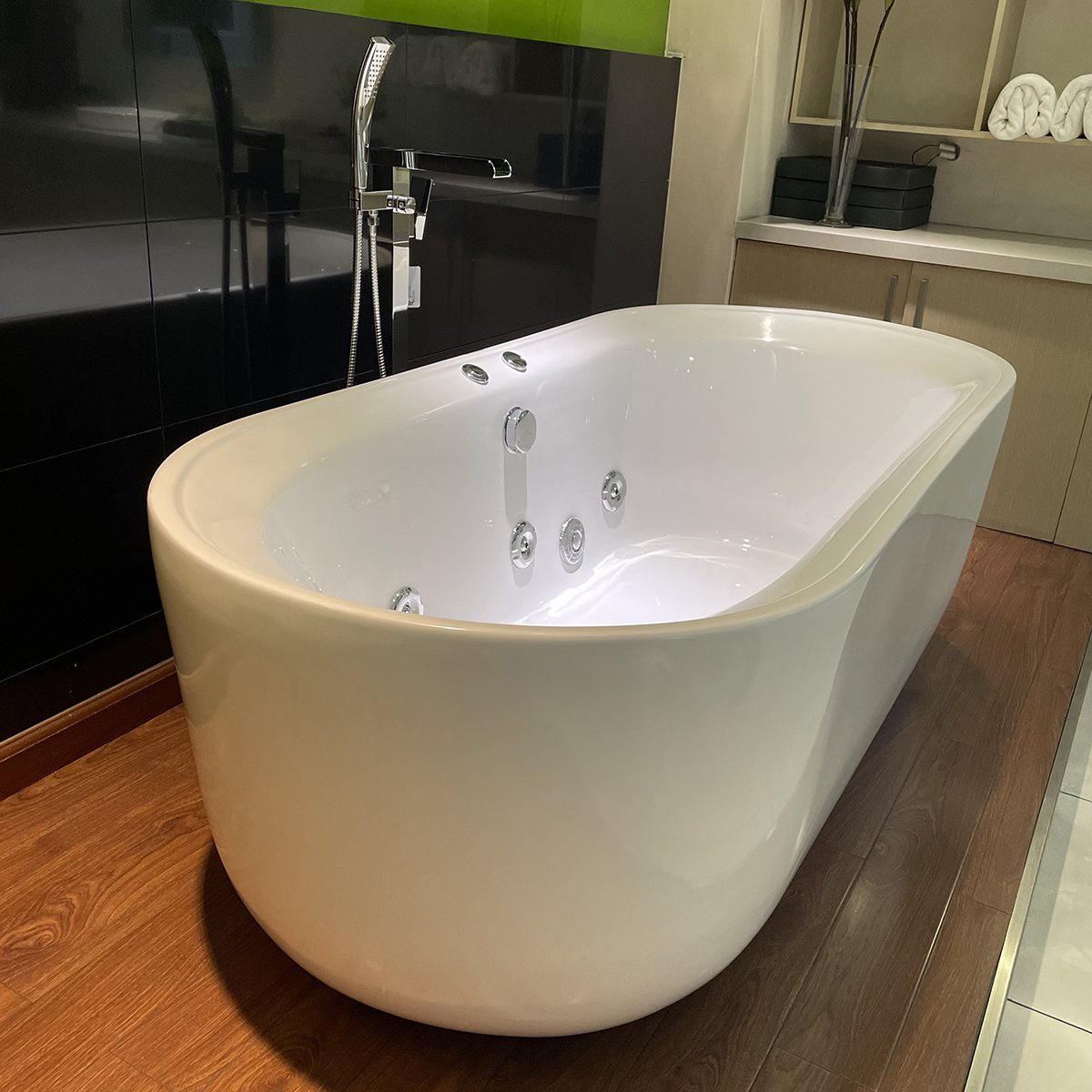 Bồn tắm đặt sàn 1m7 massage Caesar MT0770 - 3