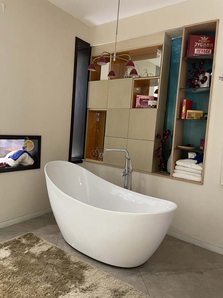 Bồn tắm đặt sàn 1m7 Caesar KT1170 - 5